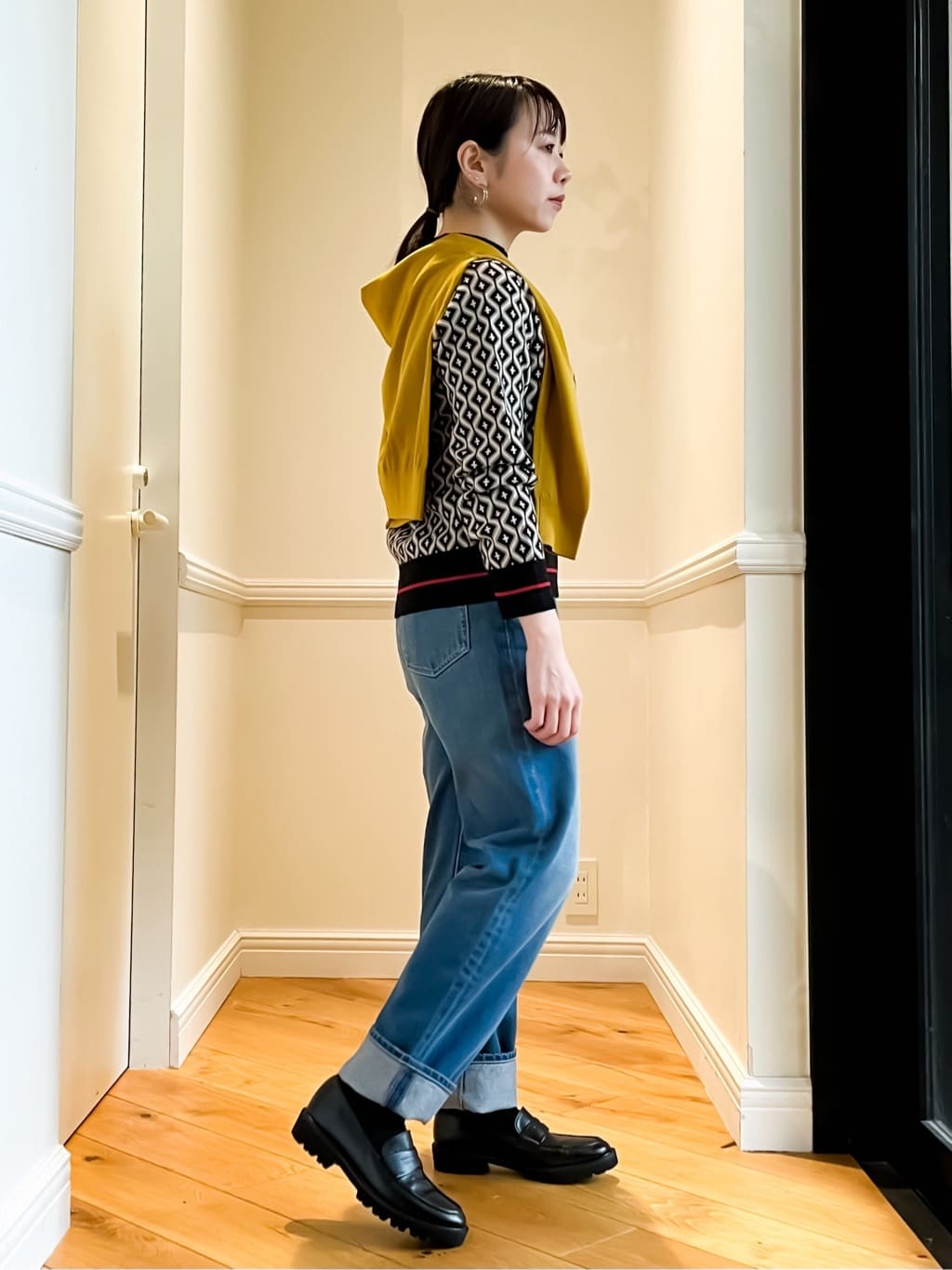 HOMMAさんの「DRESSTERIOR｜【ウォッシャブル】テーパードコンフォートデニム」を使ったコーディネート