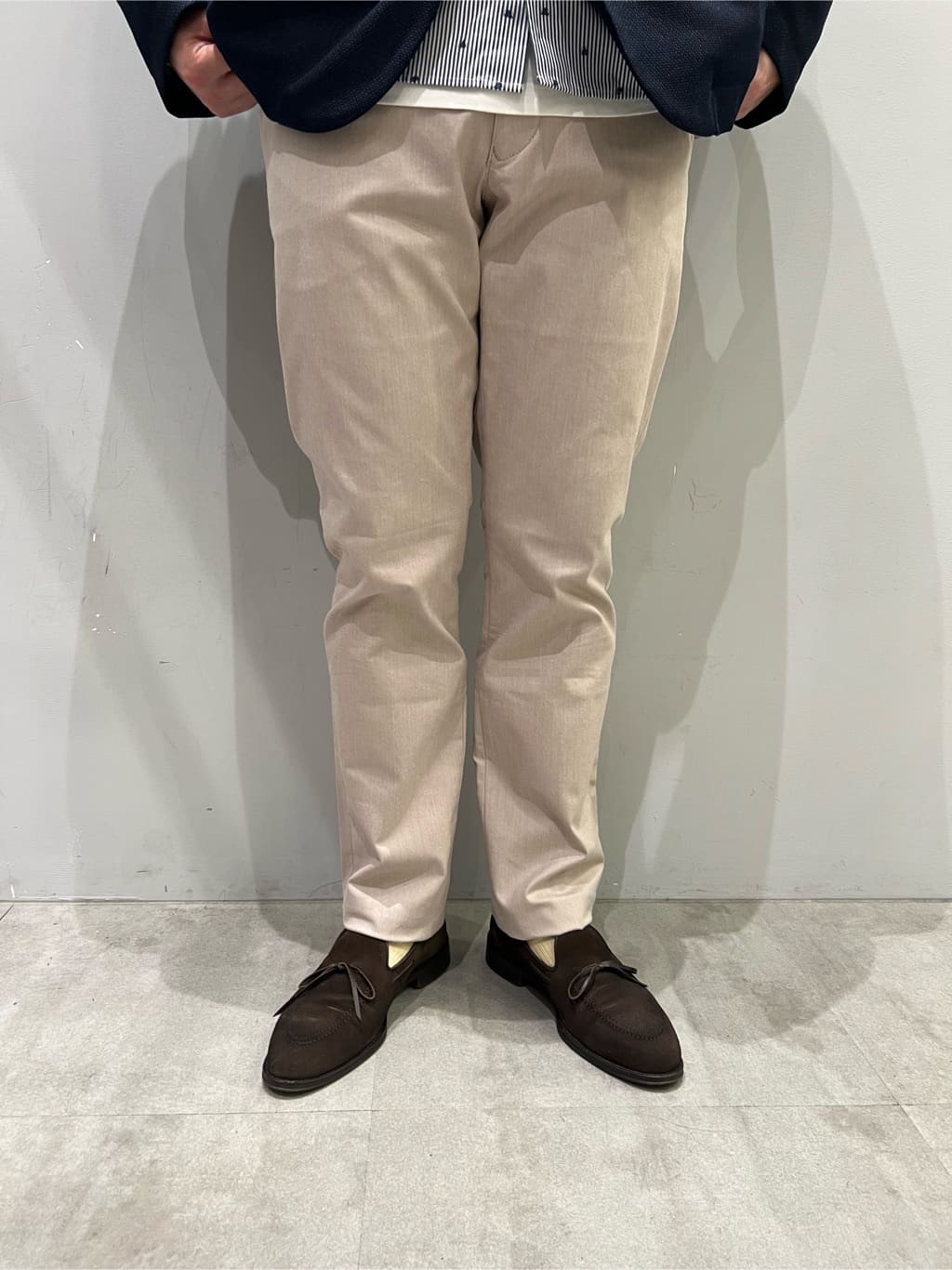 SHOTAさんの「TAKEO KIKUCHI｜【全7サイズ&times;8色展開！】トップマルチヘリンボン パンツ」を使ったコーディネート