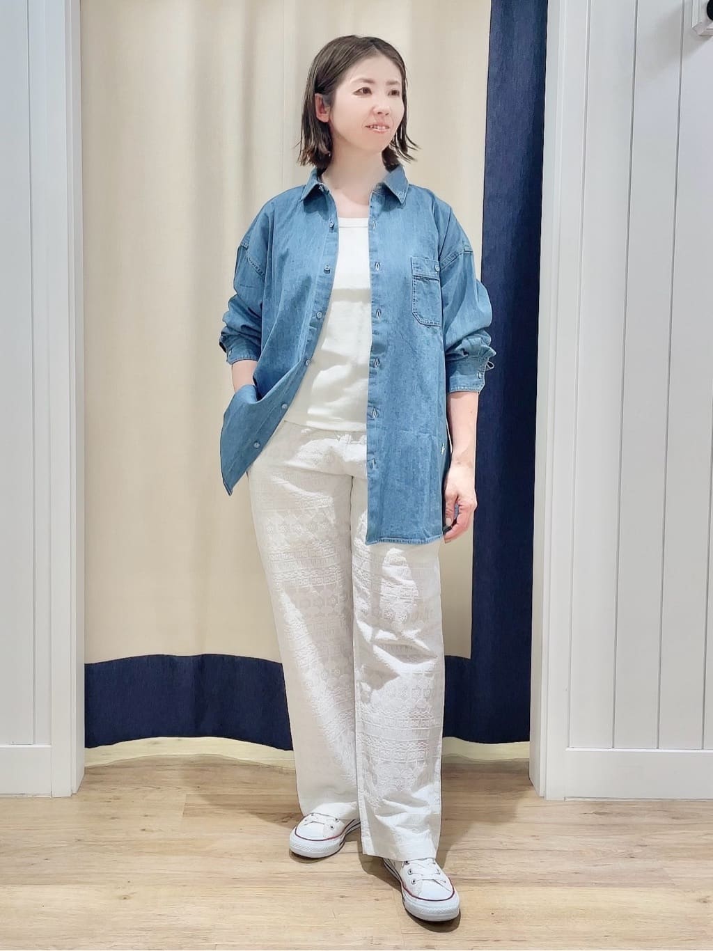 Akiさんの「Dessin｜【CONVERSE/コンバース】ハイカット」を使ったコーディネート