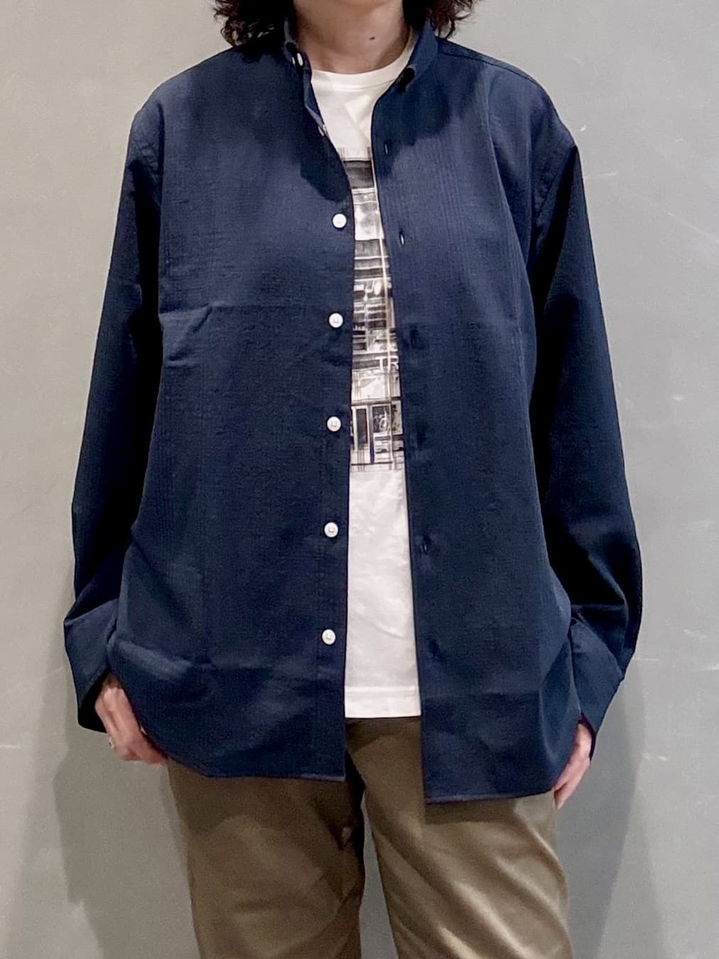 のぐみさんの「TAKEO KIKUCHI｜【オフィスカジュアル対応】ドレス チノパンツ」を使ったコーディネート