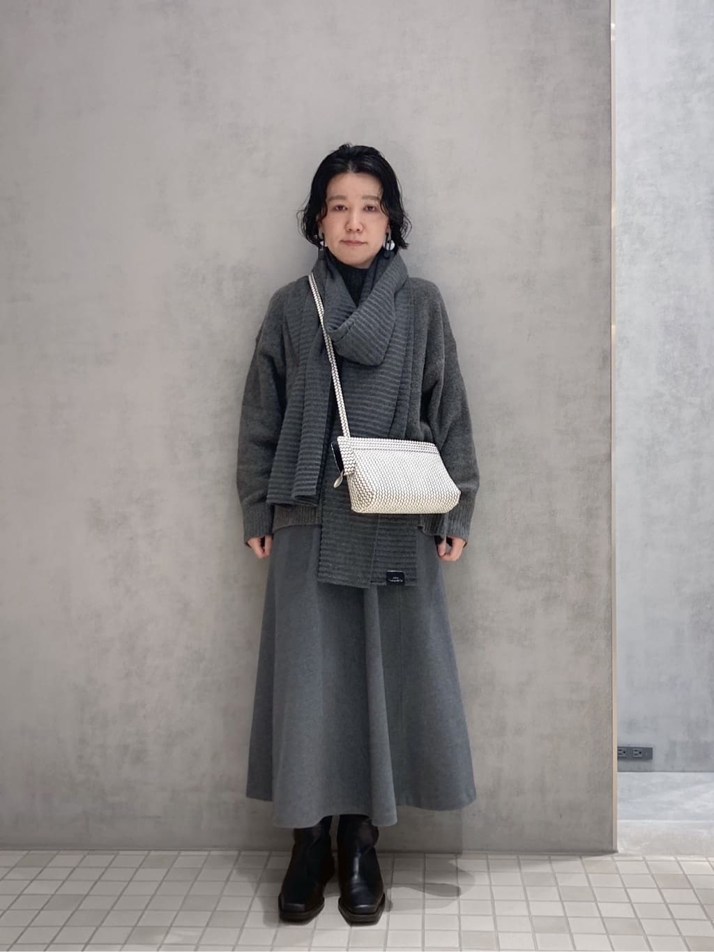 Cさんの「HIROKO HAYASHI｜OTTICA（オッティカ）ショルダーバッグ」を使ったコーディネート