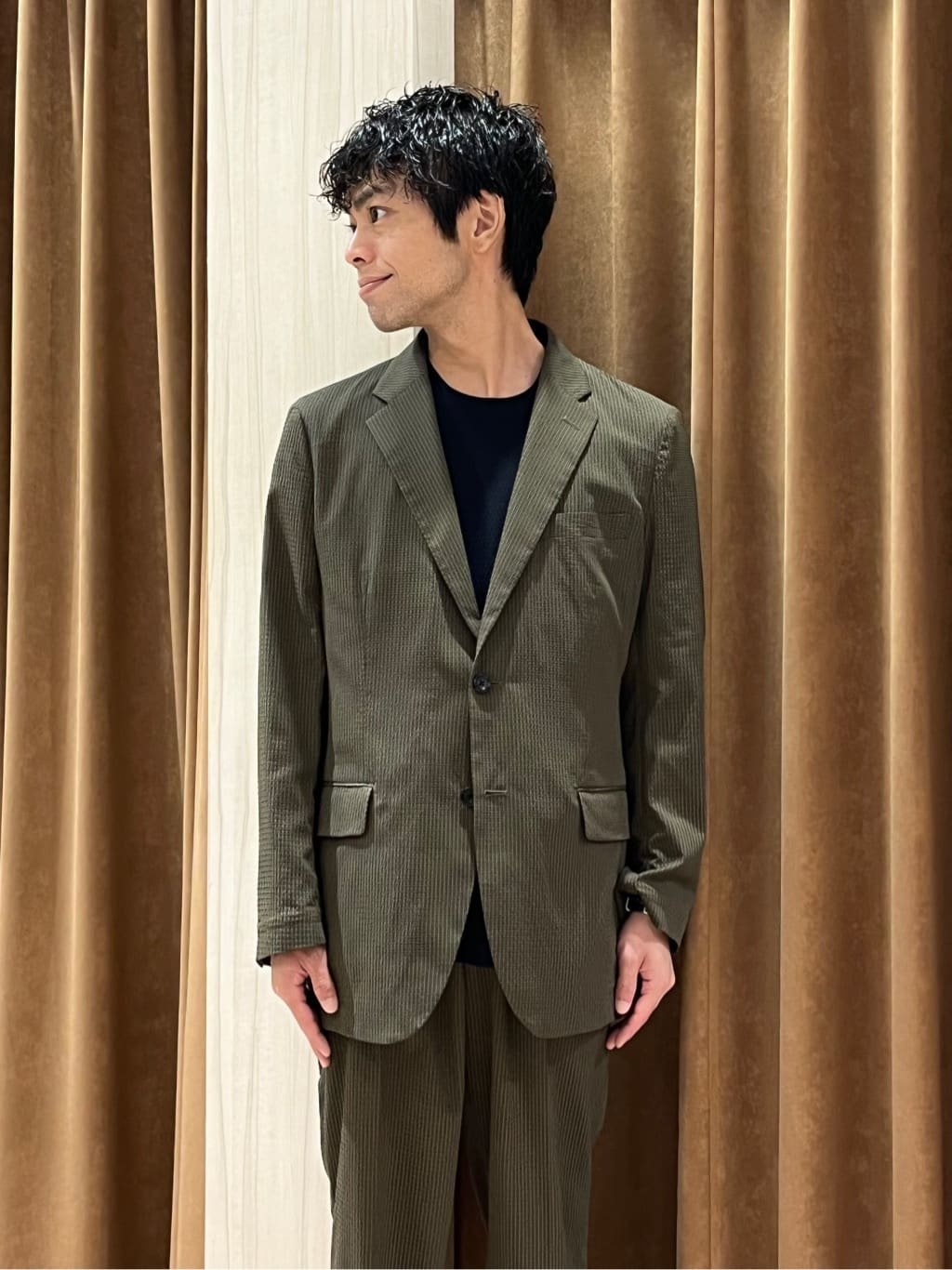 URAさんの「TAKEO KIKUCHI｜ストレートチップシューズ[ メンズ ビジネス シューズ 結婚式 ]」を使ったコーディネート
