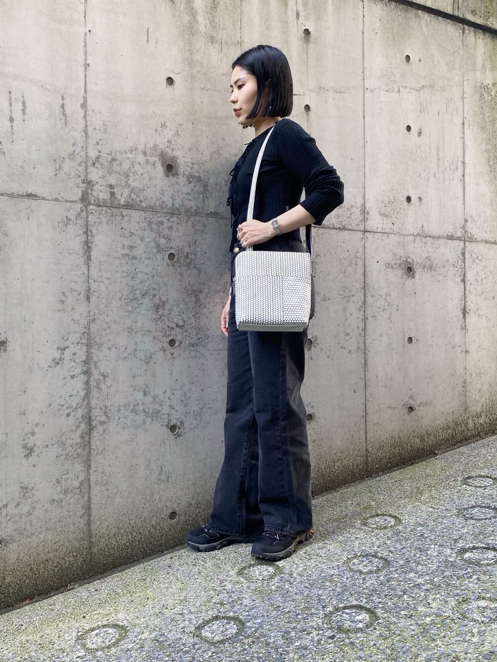 Uさんの「HIROKO HAYASHI｜OTTICA（オッティカ）ショルダーバッグ」を使ったコーディネート