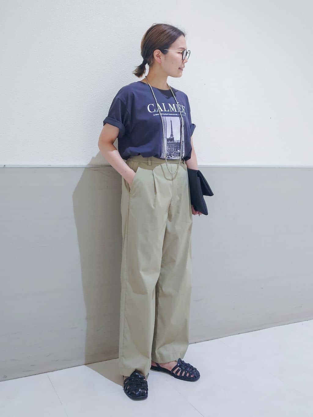 maruさんの「THE SHOP TK｜2WAYクラッチバッグ【冠婚葬祭/ビジネス/セレモニー/パーティー】」を使ったコーディネート