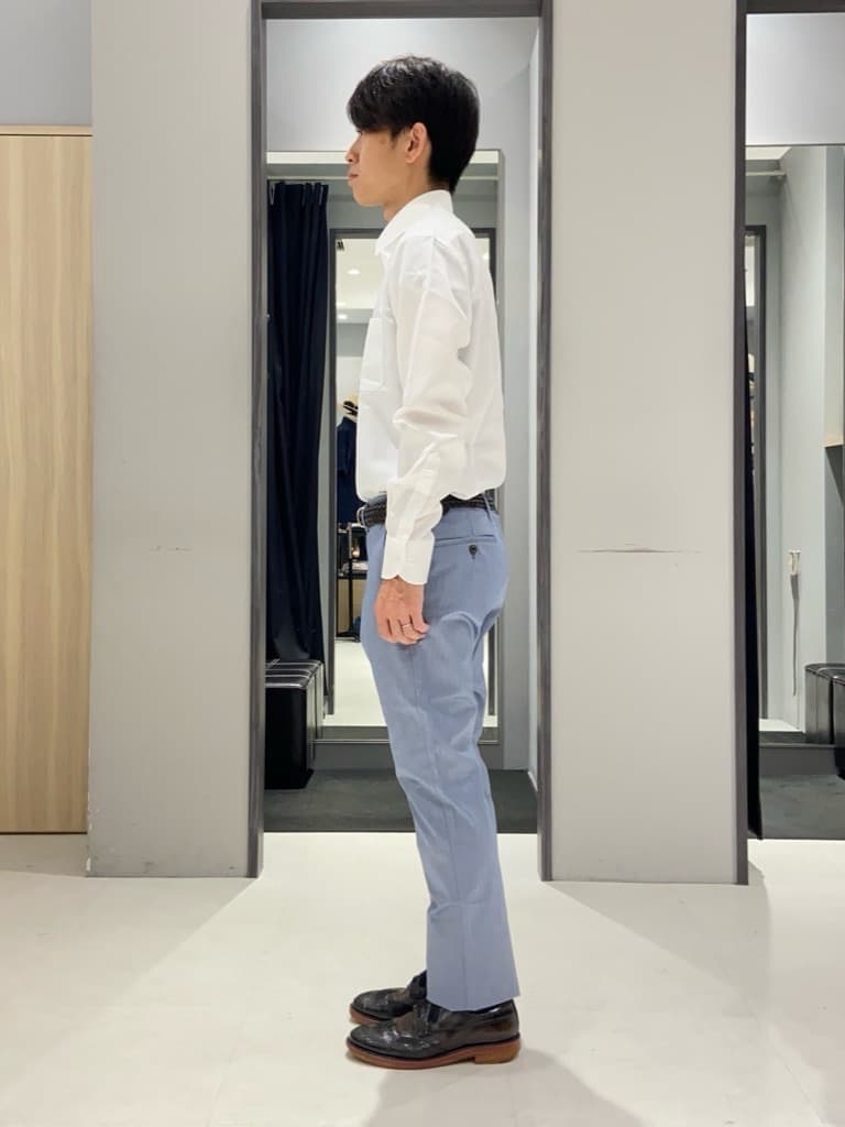 わいずみさんの「TAKEO KIKUCHI｜【Made in JAPAN】市松紋 ドレスシャツ」を使ったコーディネート