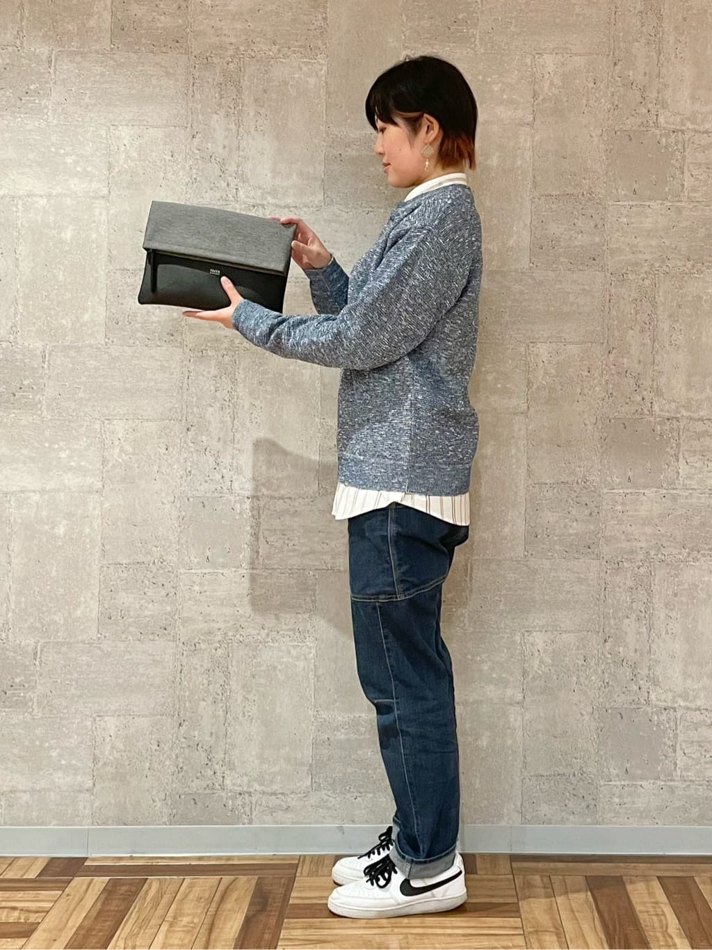 Kudou Cさんの「TAKEO KIKUCHI｜【2WAY】ショルダー クラッチバッグ」を使ったコーディネート