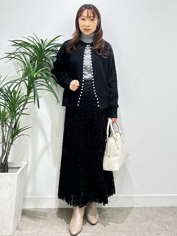 Miwaさんの「UNTITLED｜【日本製／2WAY衿】スタンドカラー ロングコート」を使ったコーディネート