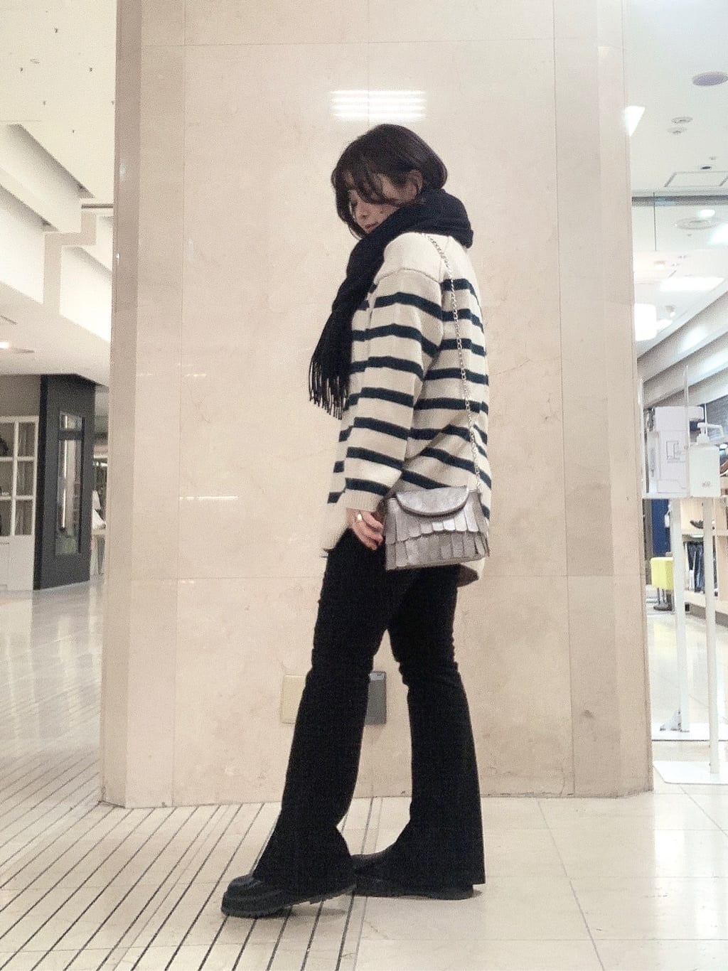 mさんの「HIROKO HAYASHI｜チェーン付長財布用 ロングチェーン」を使ったコーディネート