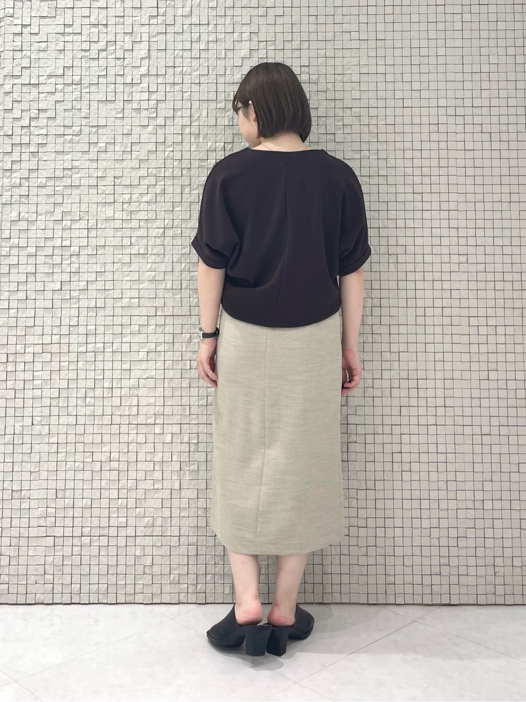 sakuさんの「INDIVI｜【セレモニーにおすすめ！】パール調トップネックレス」を使ったコーディネート