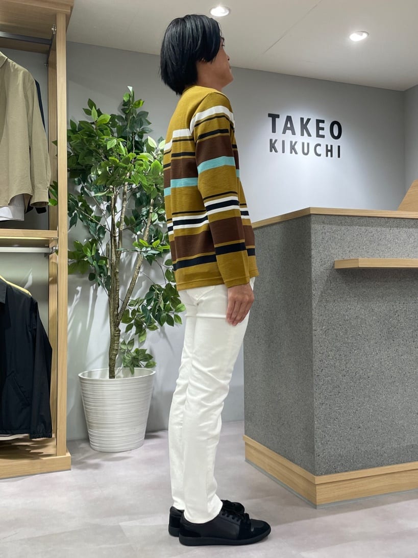 TAKE✳︎さんの「TAKEO KIKUCHI｜【Sサイズ～】ストレッチ デニム パンツ」を使ったコーディネート