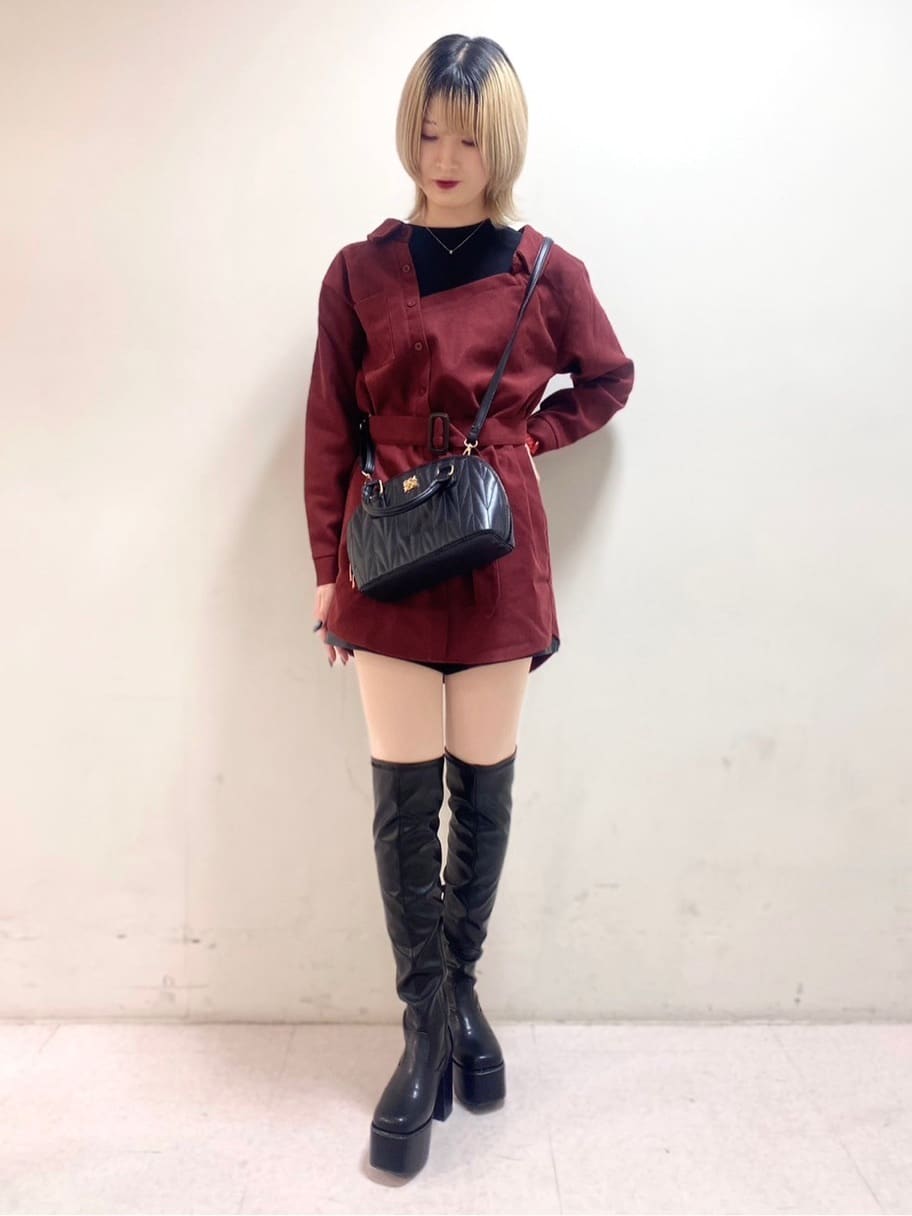 myさんの「ESPERANZA｜キルティング 2WAY ショルダーバッグ ボストン」を使ったコーディネート