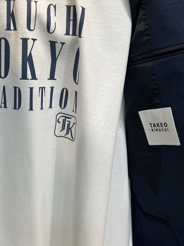 さりーちゃんさんの「TAKEO KIKUCHI｜【抗菌防臭】COOL DOTS（R）ドビープリント ジャケット」を使ったコーディネート