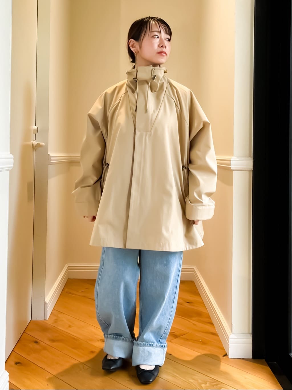 HOMMAさんの「DRESSTERIOR｜◆ソフトレザーバレエシューズ」を使ったコーディネート