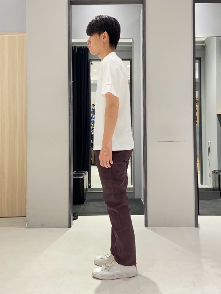 わいずみさんの「TAKEO KIKUCHI｜【全7サイズ&times;8色展開！】トップマルチヘリンボン パンツ」を使ったコーディネート