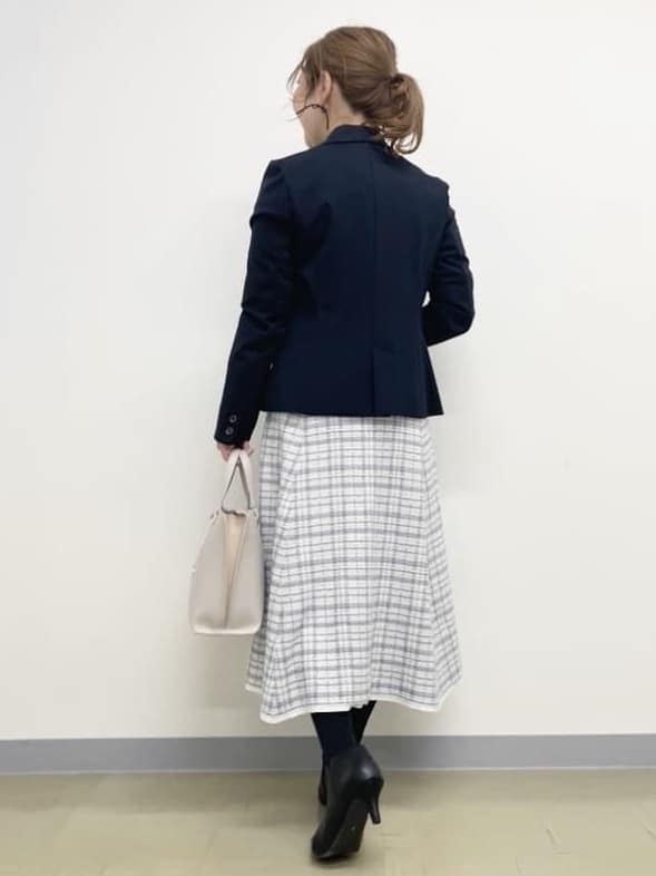 めぐみさんさんの「index｜【抗菌防臭加工/7cmヒール】ベーシックパンプス/通勤対応」を使ったコーディネート