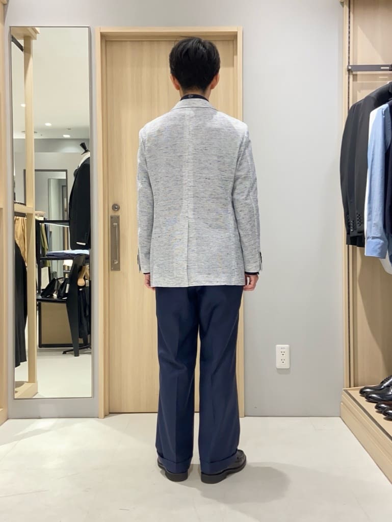わいずみさんの「TAKEO KIKUCHI｜【尾州織】リネンブレンド メッシュ ジャケット」を使ったコーディネート
