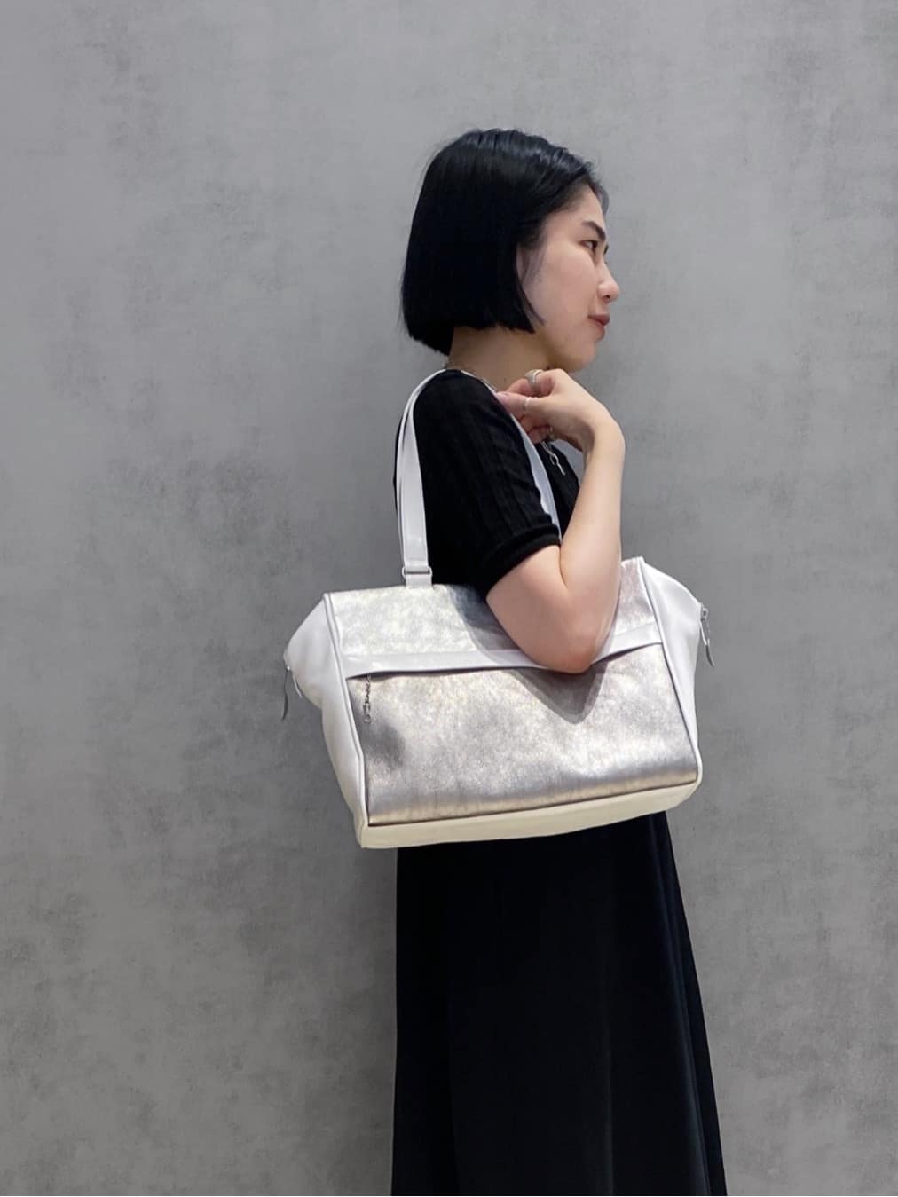 Uさんの「HIROKO HAYASHI｜FOGLIO（フォーリオ）ボストンバッグ」を使ったコーディネート