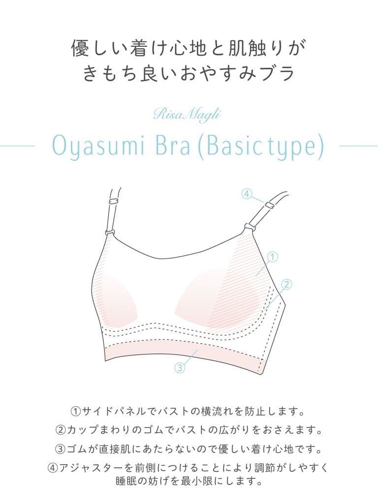 桜子さんの「Risa Magli｜マロウ おやすみブラ」を使ったコーディネート