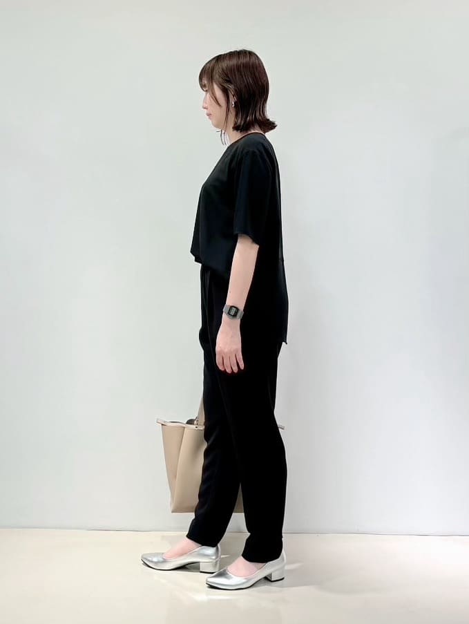 sachiさんの「INDIVI｜【セレモニーにおすすめ！】パール調トップネックレス」を使ったコーディネート