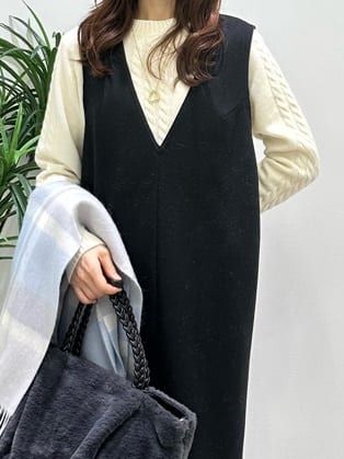Miwaさんの「UNTITLED｜【日本製／2WAY衿】スタンドカラー ロングコート」を使ったコーディネート