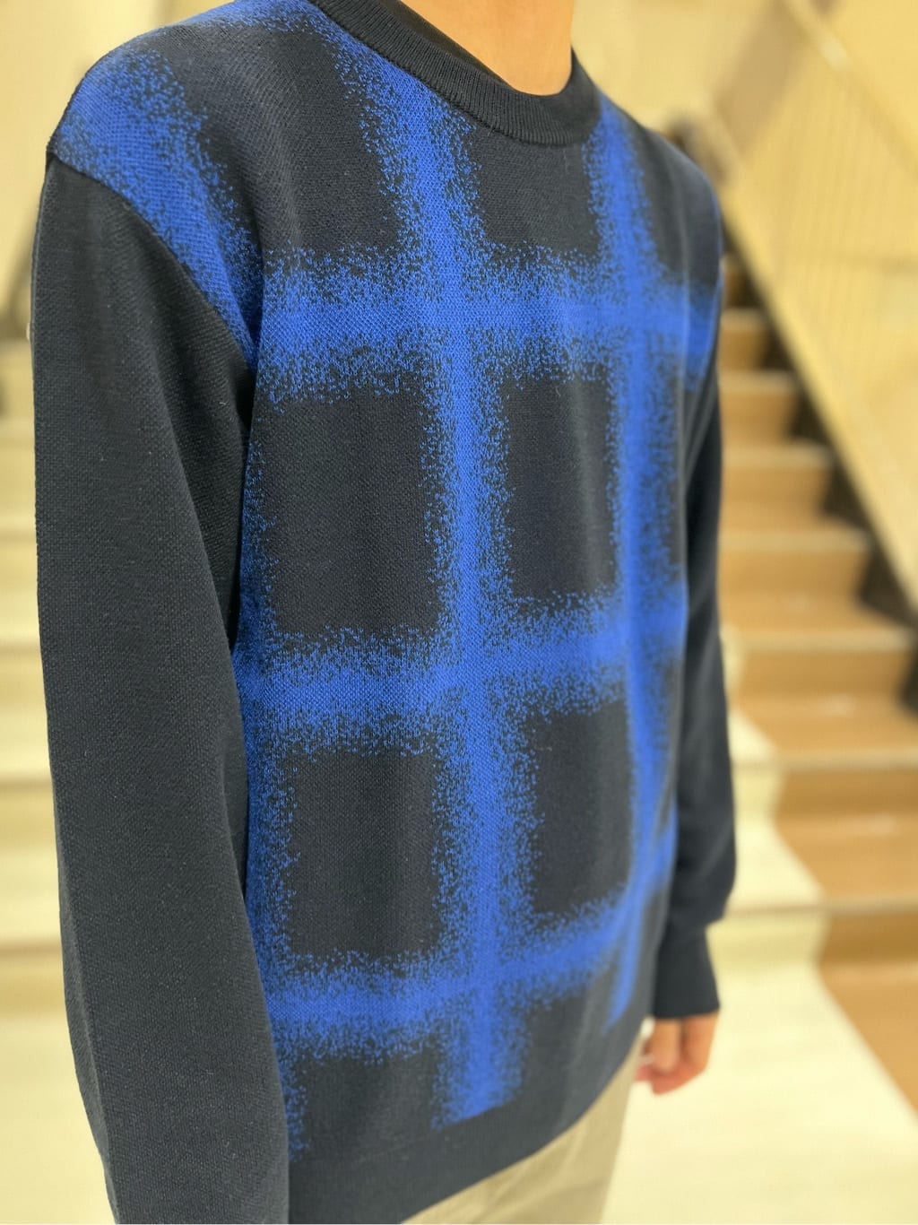 yutoさんの「TAKEO KIKUCHI｜【Made in JAPAN】播州織 ヘリンボン ストレート パンツ」を使ったコーディネート