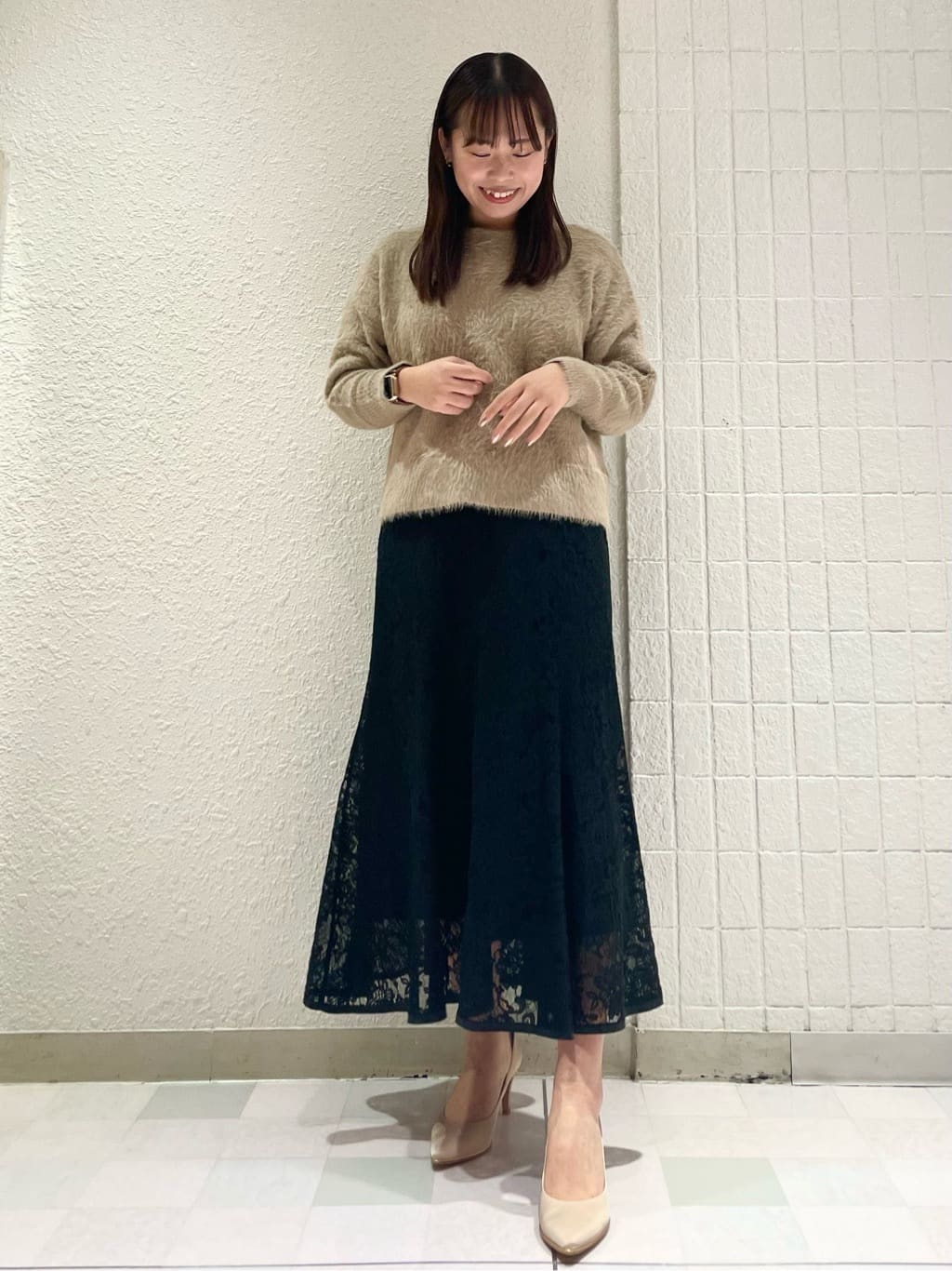 SEIKOさんの「ESPERANZA｜12時間パンプスNeo「約7.5cmヒール」」を使ったコーディネート
