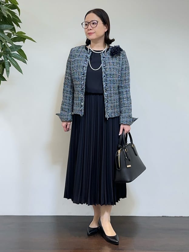 Asamiさんの「UNTITLED｜【追加6/日本製】2連フェイクパールネックレス」を使ったコーディネート