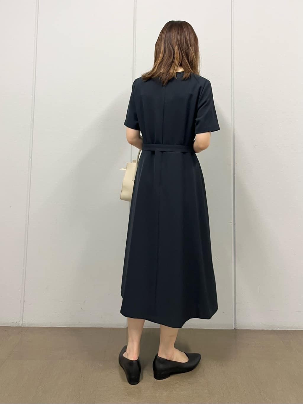 shokoさんの「INDIVI｜【定番スーツ／UVケア／洗える】ウール調ノーカラージャケット」を使ったコーディネート