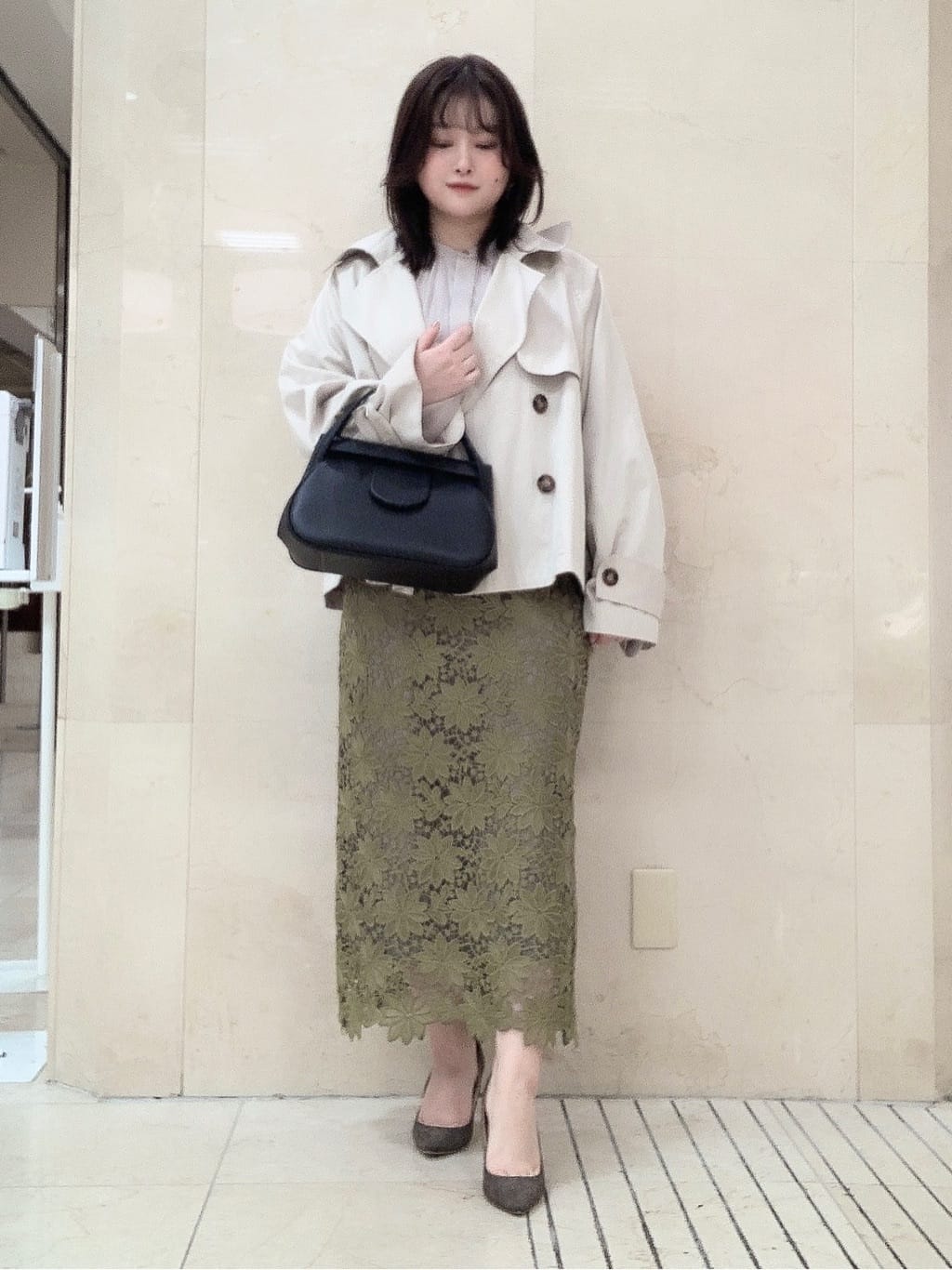 mさんの「HIROKO HAYASHI｜RONDINE(ロンディネ)ハンドバッグ」を使ったコーディネート
