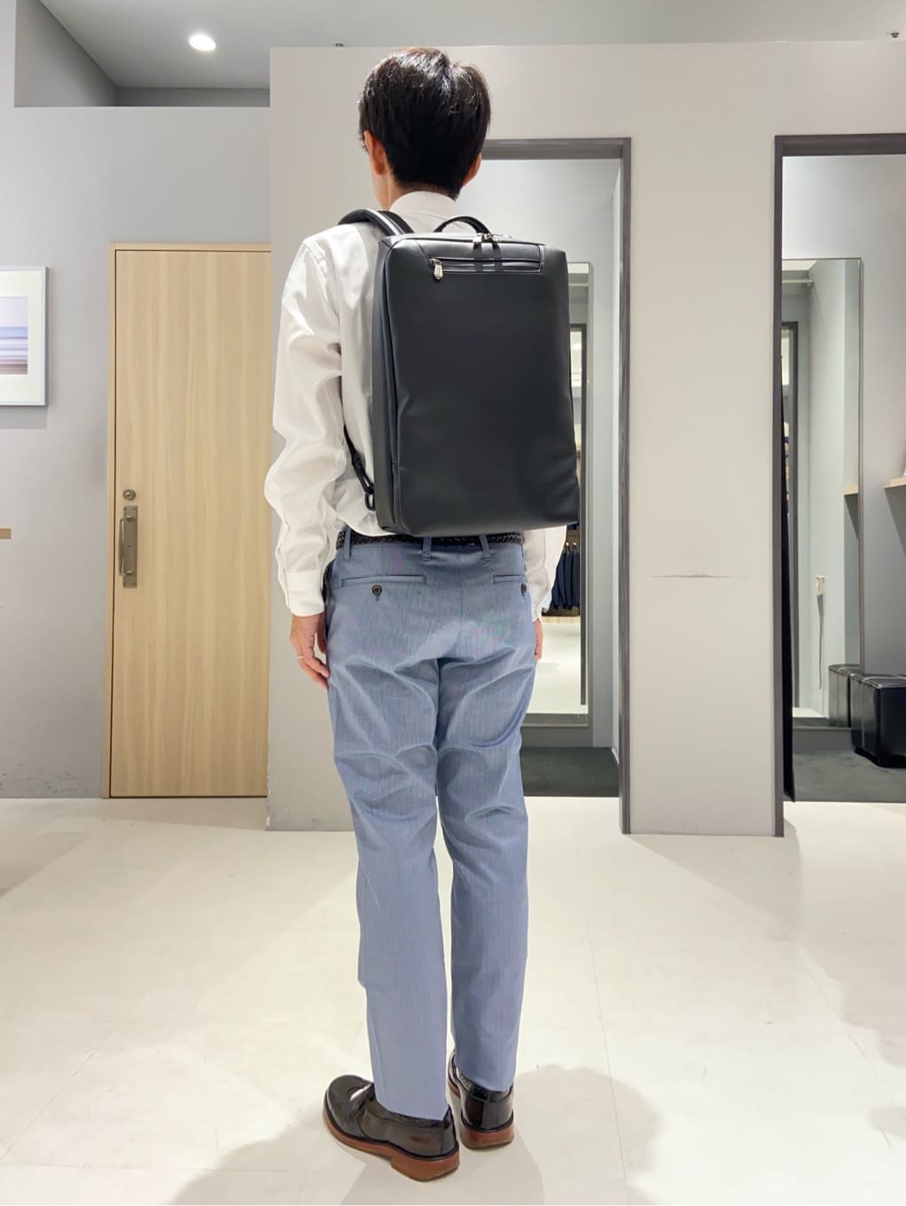 わいずみさんの「TAKEO KIKUCHI｜【Made in JAPAN】市松紋 ドレスシャツ」を使ったコーディネート