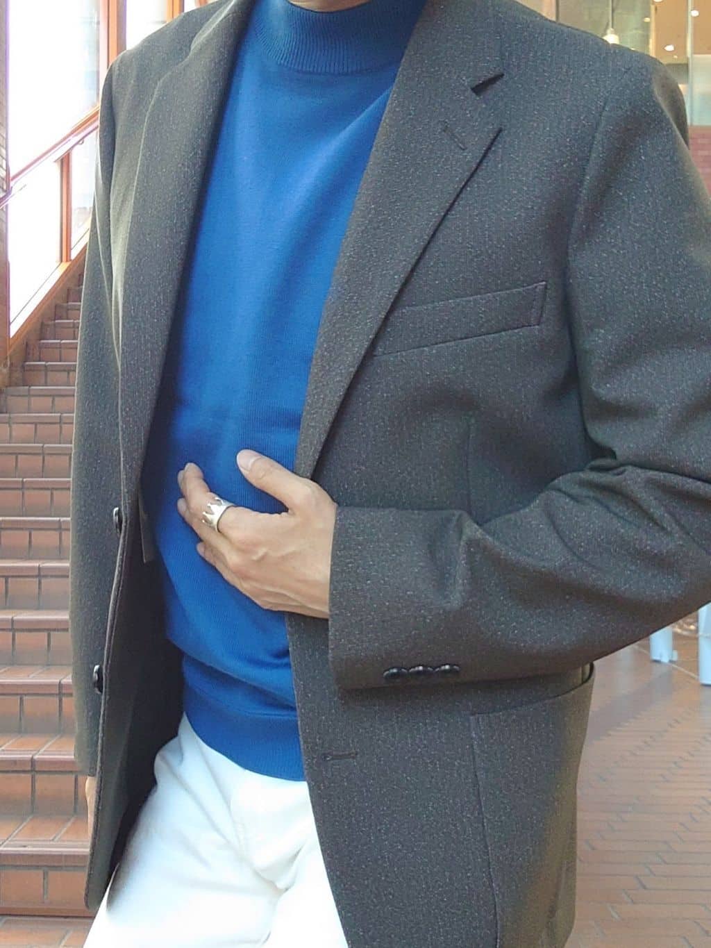 かしげるさんの「TAKEO KIKUCHI｜【Sサイズ～】ストレッチ デニム パンツ」を使ったコーディネート