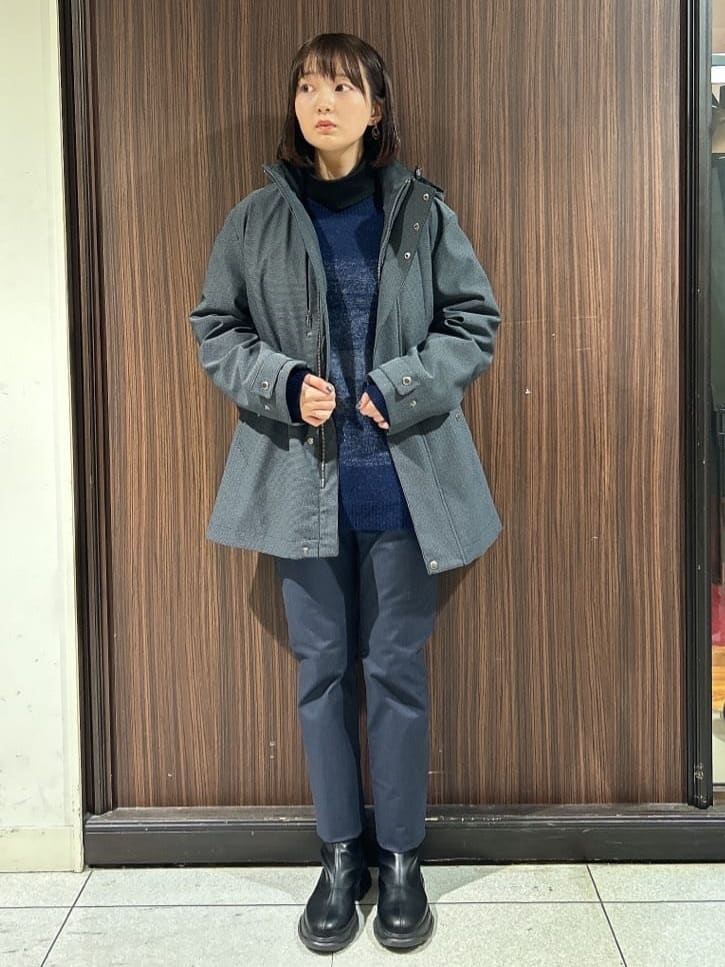 さやさんの「TAKEO KIKUCHI｜【全7サイズ&times;8色展開！】トップマルチヘリンボン パンツ」を使ったコーディネート