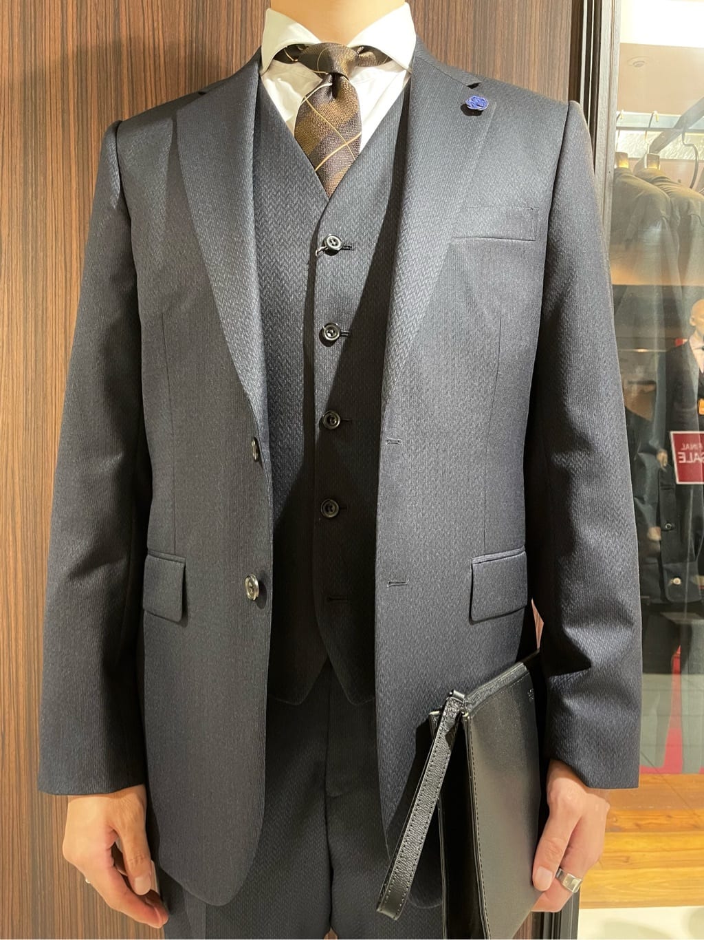 ToyoPさんの「TAKEO KIKUCHI｜【Made in JAPAN】矢絣（やがすり）スーツ／スリーピース対応」を使ったコーディネート