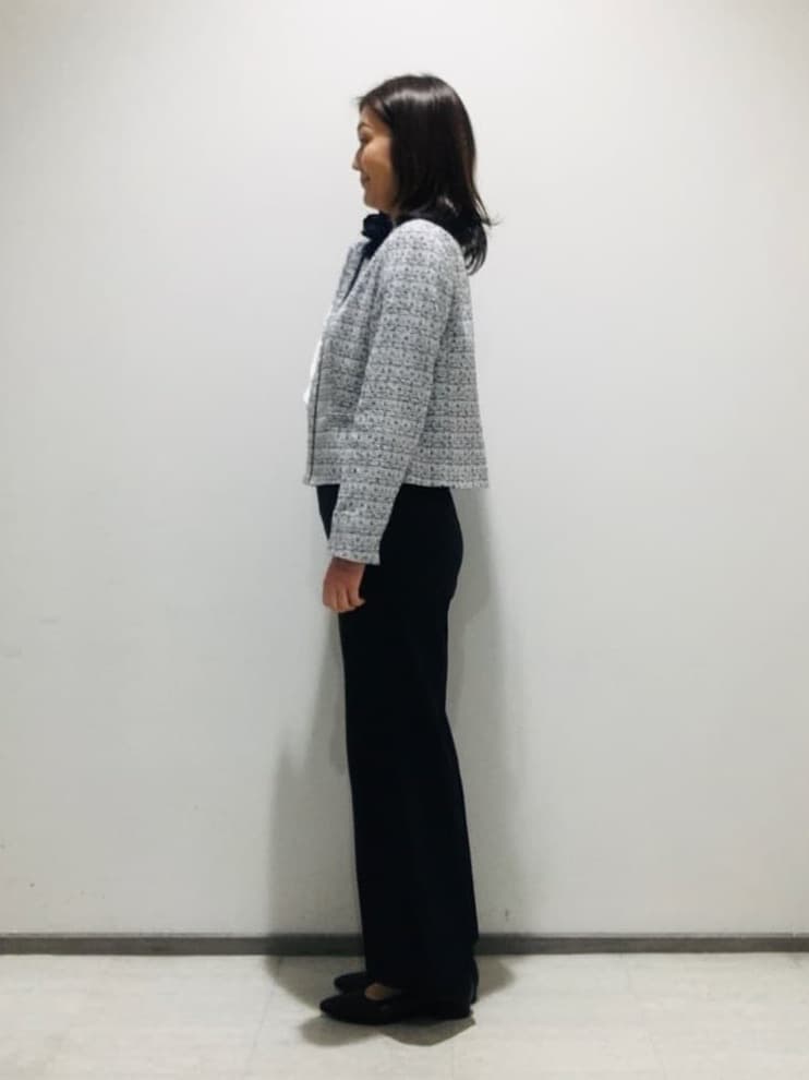 fujiさんの「INDIVI｜フラワーコサージュ」を使ったコーディネート