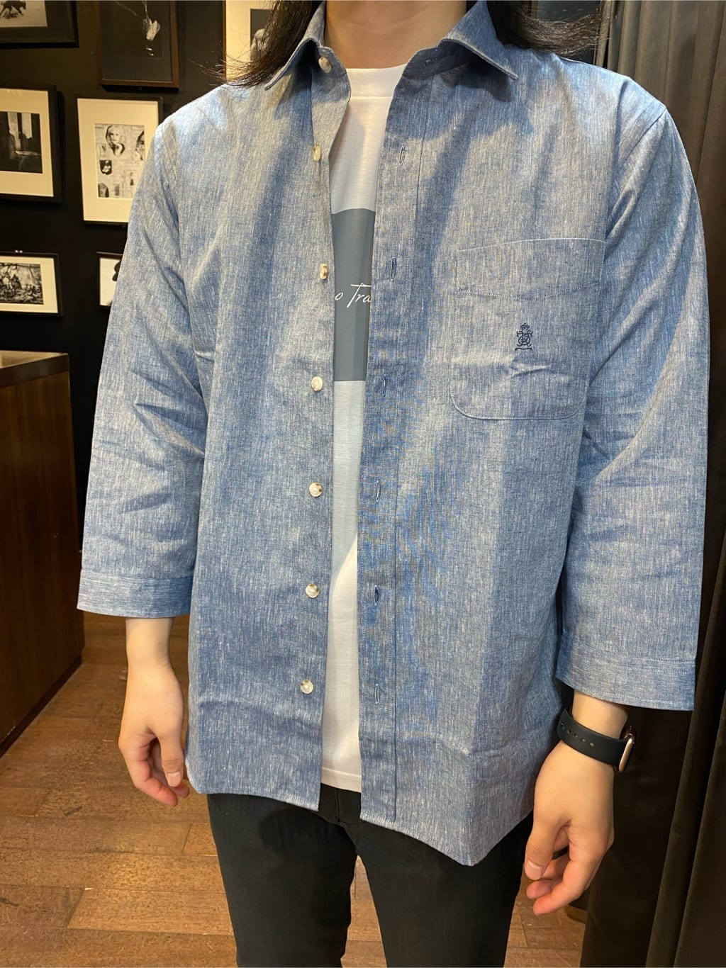 hazuさんの「TAKEO KIKUCHI｜【Sサイズ～】ストレッチ デニム パンツ」を使ったコーディネート