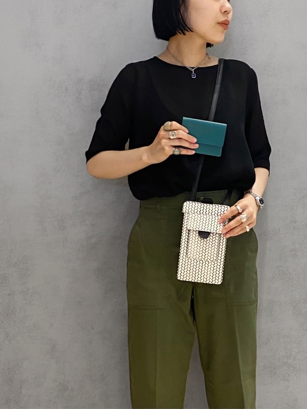 Uさんの「HIROKO HAYASHI｜PIATTI（ピアッティ）ミニ財布スリム」を使ったコーディネート