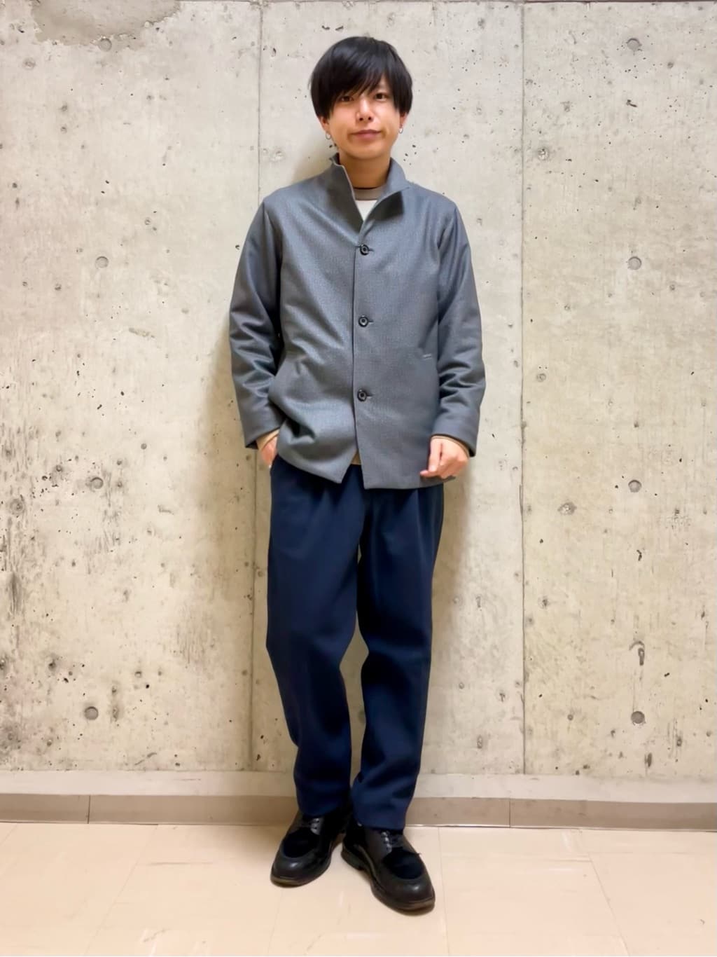 すずきさんの「TAKEO KIKUCHI｜【DOWN FABRIC】ダウンファブリック スタンドカラーブルゾン」を使ったコーディネート
