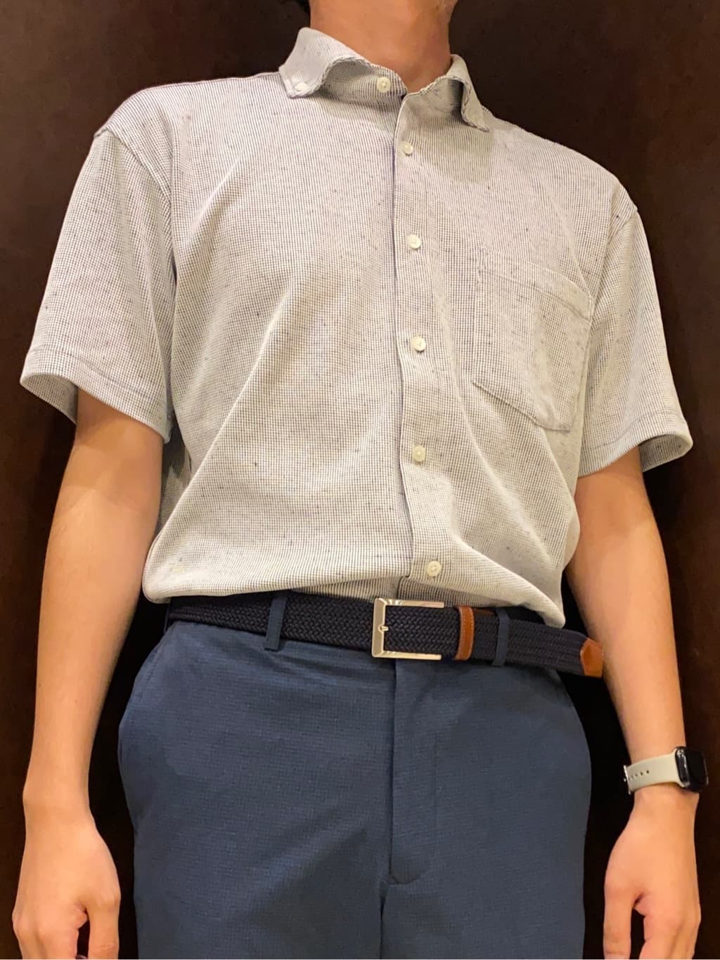 shuheiさんの「TAKEO KIKUCHI｜【抗菌防臭】COOL DOTS（R）ドビープリント パンツ」を使ったコーディネート