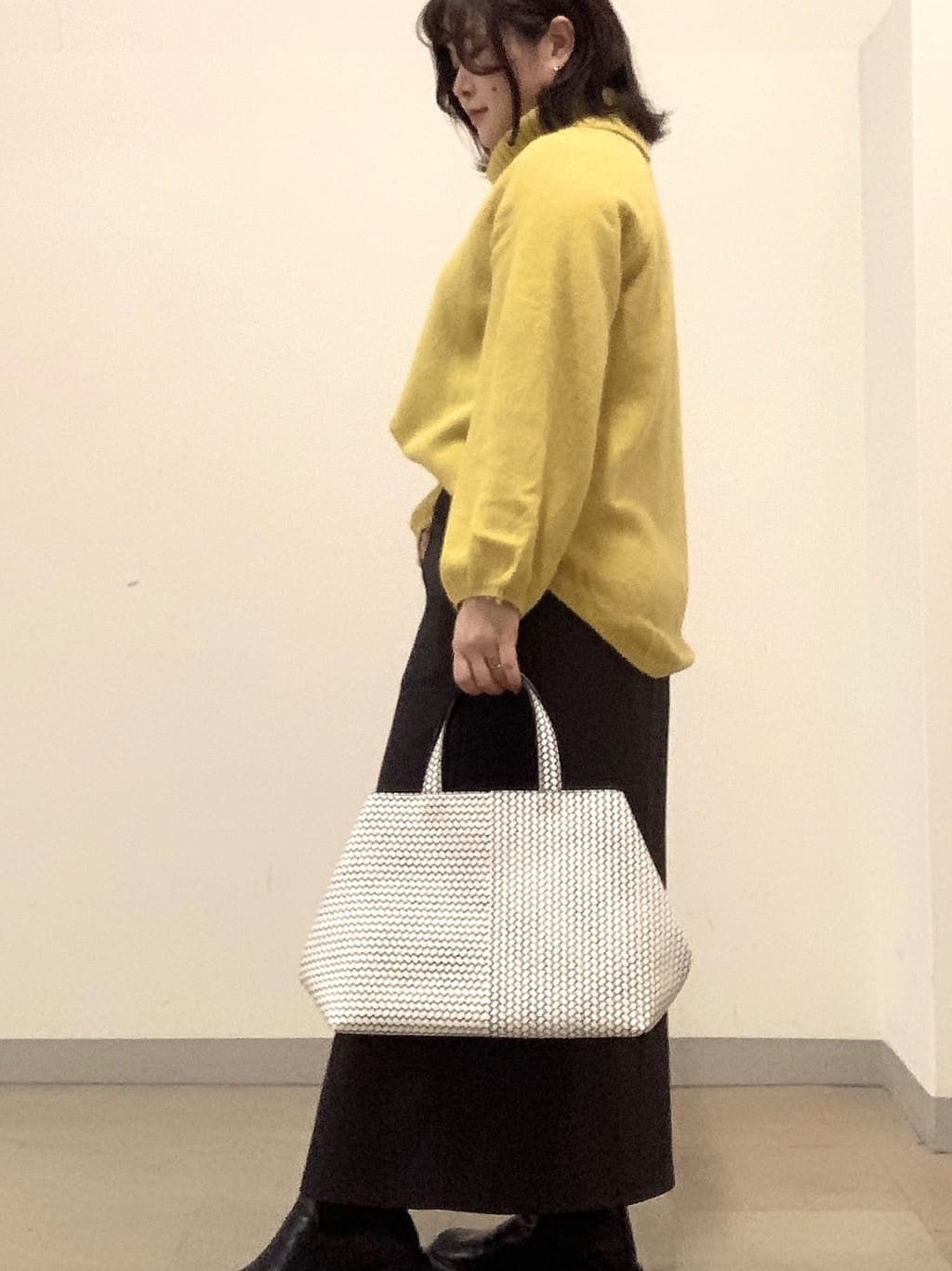 mさんの「HIROKO HAYASHI｜OTTICA（オッティカ）ハンドトートバッグS」を使ったコーディネート