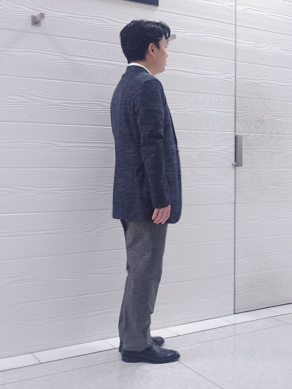 かずさんの「TAKEO KIKUCHI｜【抗菌防臭／9色5サイズ展開】ハニカムメランジ ポロシャツ」を使ったコーディネート