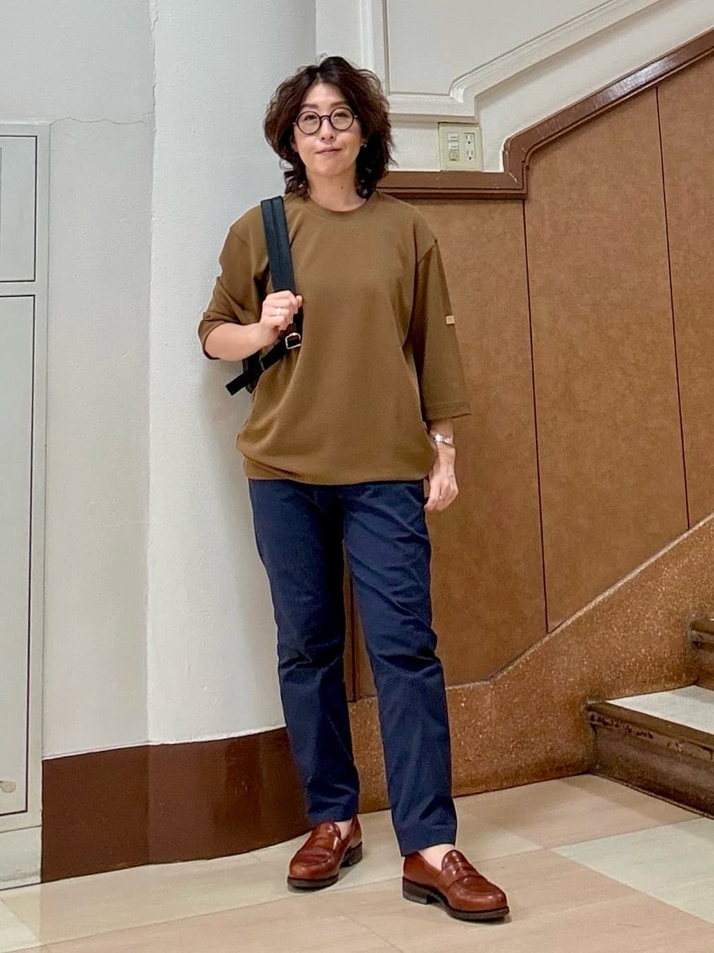 のぐみさんの「TAKEO KIKUCHI｜【全7サイズ&times;8色展開！】トップマルチヘリンボン パンツ」を使ったコーディネート