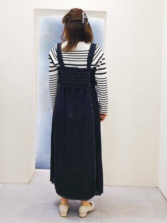 ふるさんの「grove｜キレイに決まる!脇プリーツジャンドレ」を使ったコーディネート