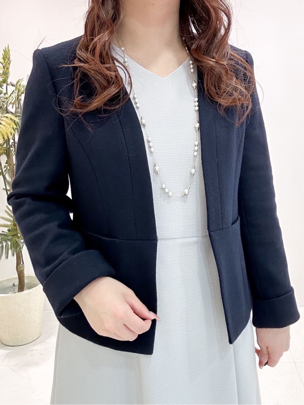 Hitomiさんの「COUP DE CHANCE｜【2WAY/通勤/セレモニー】クローチェバッグ」を使ったコーディネート