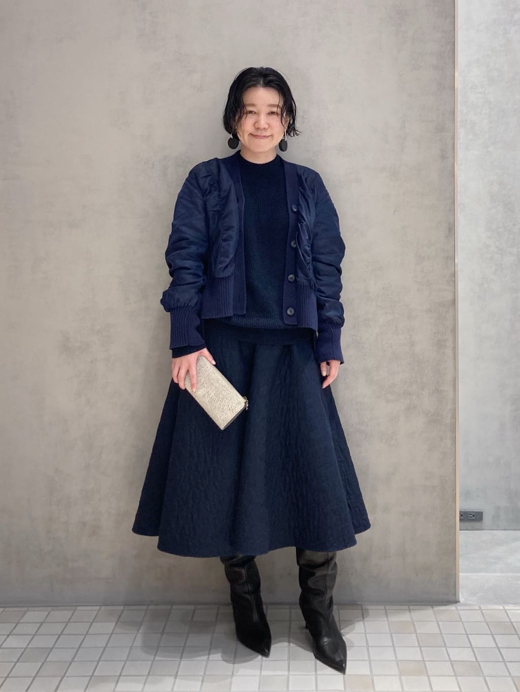 Cさんの「HIROKO HAYASHI｜DAMASCO（ダマスコ）長財布」を使ったコーディネート