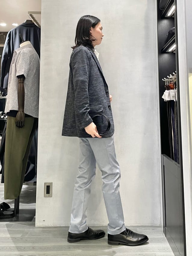 Tightさんの「TAKEO KIKUCHI｜【尾州織】リネンブレンド メッシュ ジャケット」を使ったコーディネート