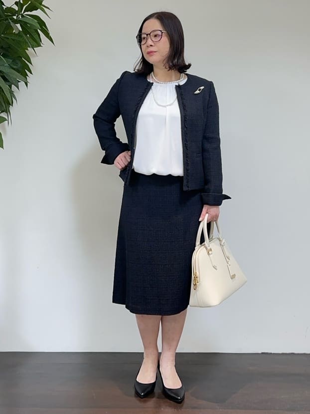 Asamiさんの「UNTITLED｜【追加6/日本製】2連フェイクパールネックレス」を使ったコーディネート