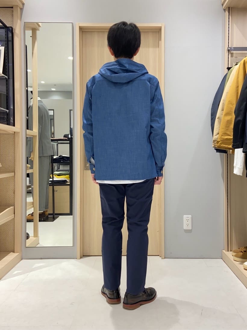 わいずみさんの「TAKEO KIKUCHI｜【Made in JAPAN】播州織 ヘリンボン ストレート パンツ」を使ったコーディネート