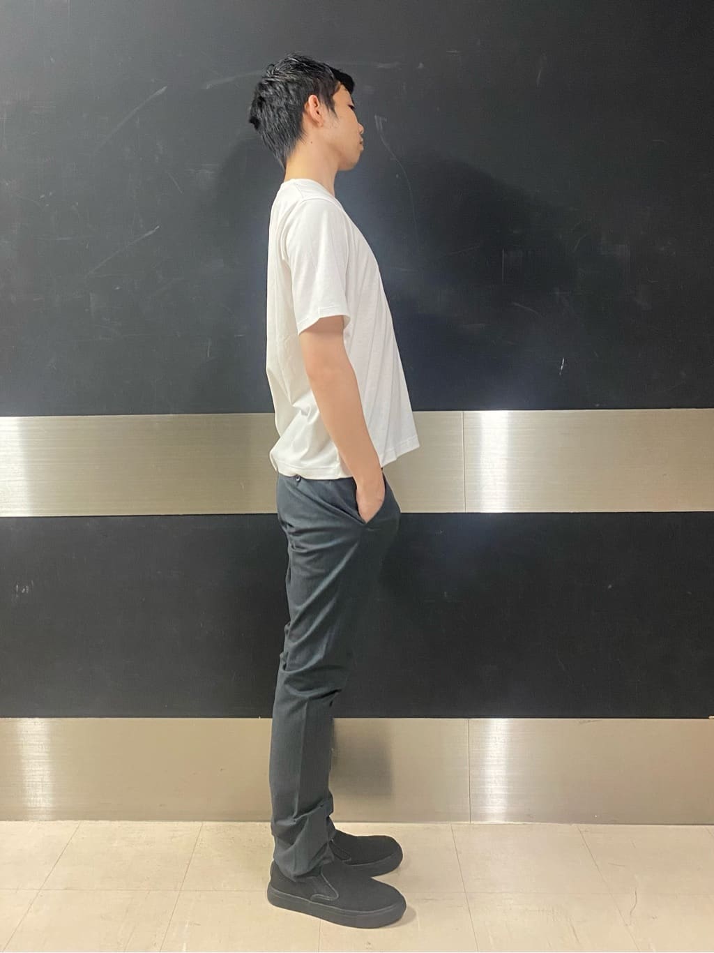 shoumaさんの「TAKEO KIKUCHI｜【全7サイズ&times;8色展開！】トップマルチヘリンボン パンツ」を使ったコーディネート
