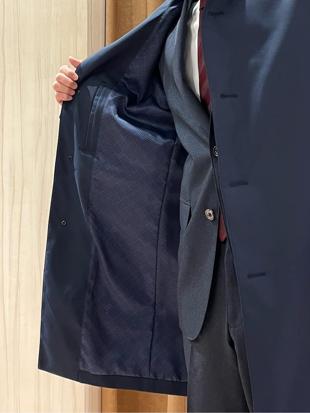 URAさんの「TAKEO KIKUCHI｜【Made in JAPAN】TANGOストライプ ネクタイ」を使ったコーディネート