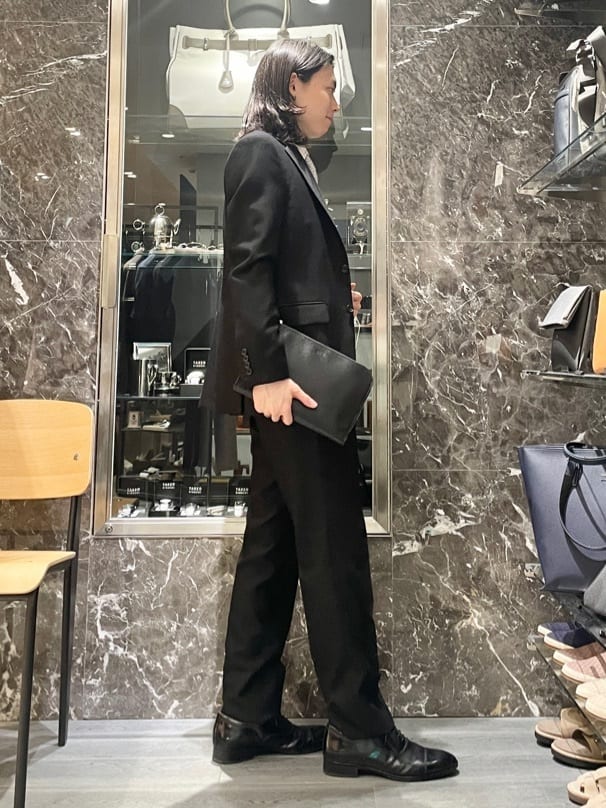 Tightさんの「TAKEO KIKUCHI｜【Made in JAPAN】矢絣（やがすり）シルクネクタイ」を使ったコーディネート
